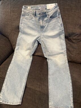 American Eagle Outfitters Light Wash Blue Mom Jean